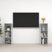 TV ormarići 2 kom boja betona 107x35x37 cm konstruiranog drva