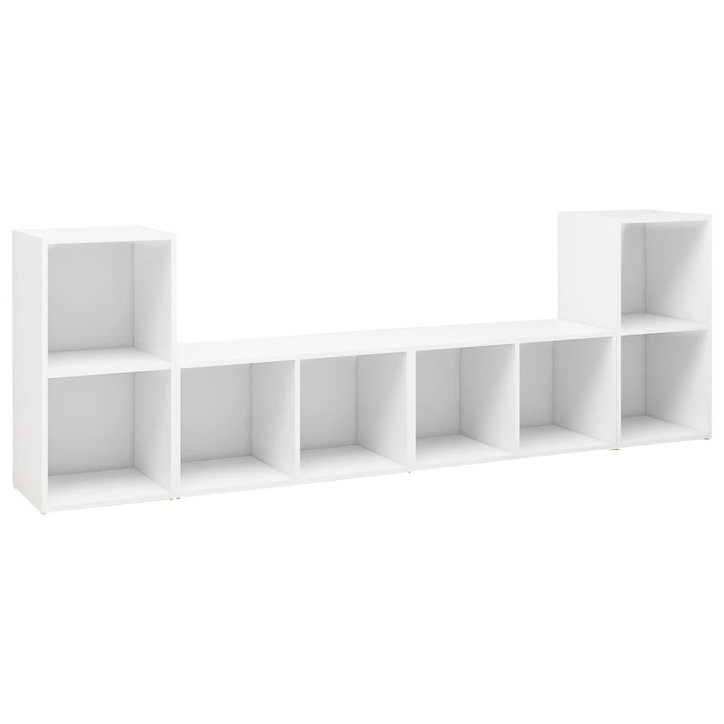 TV ormarići 4 kom bijeli 72 x 35 x 36,5 cm konstruirano drvo