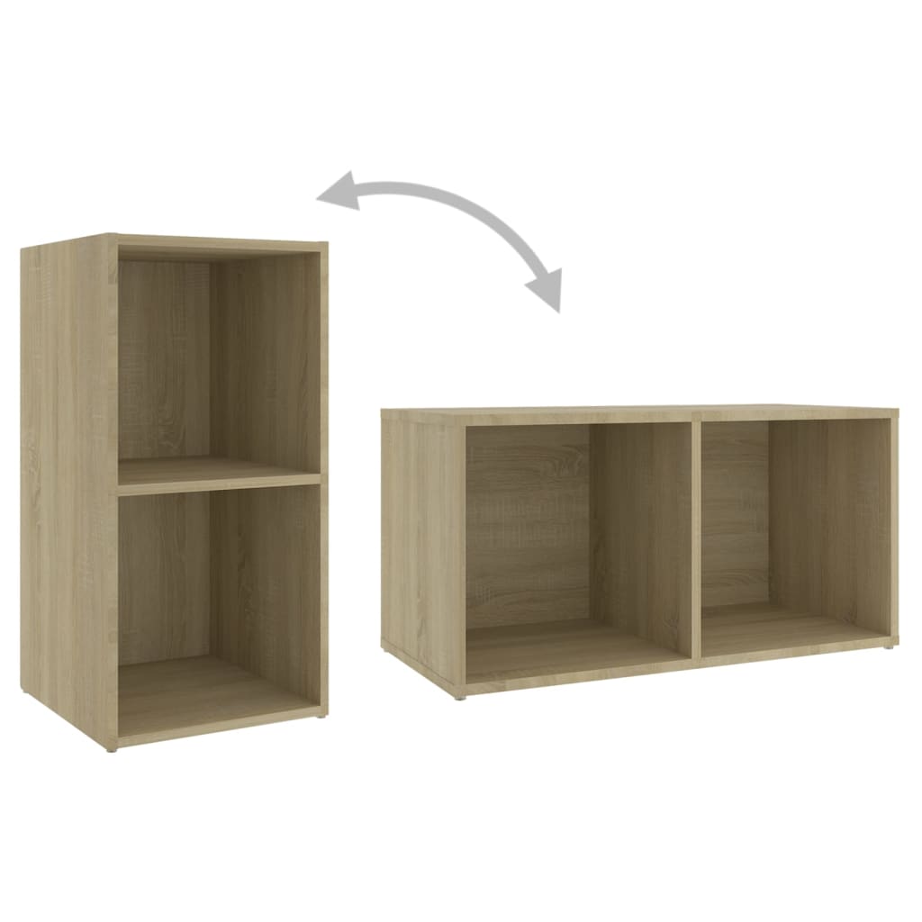 TV ormarići 4 kom boja hrasta 72x35x36,5 cm konstruirano drvo