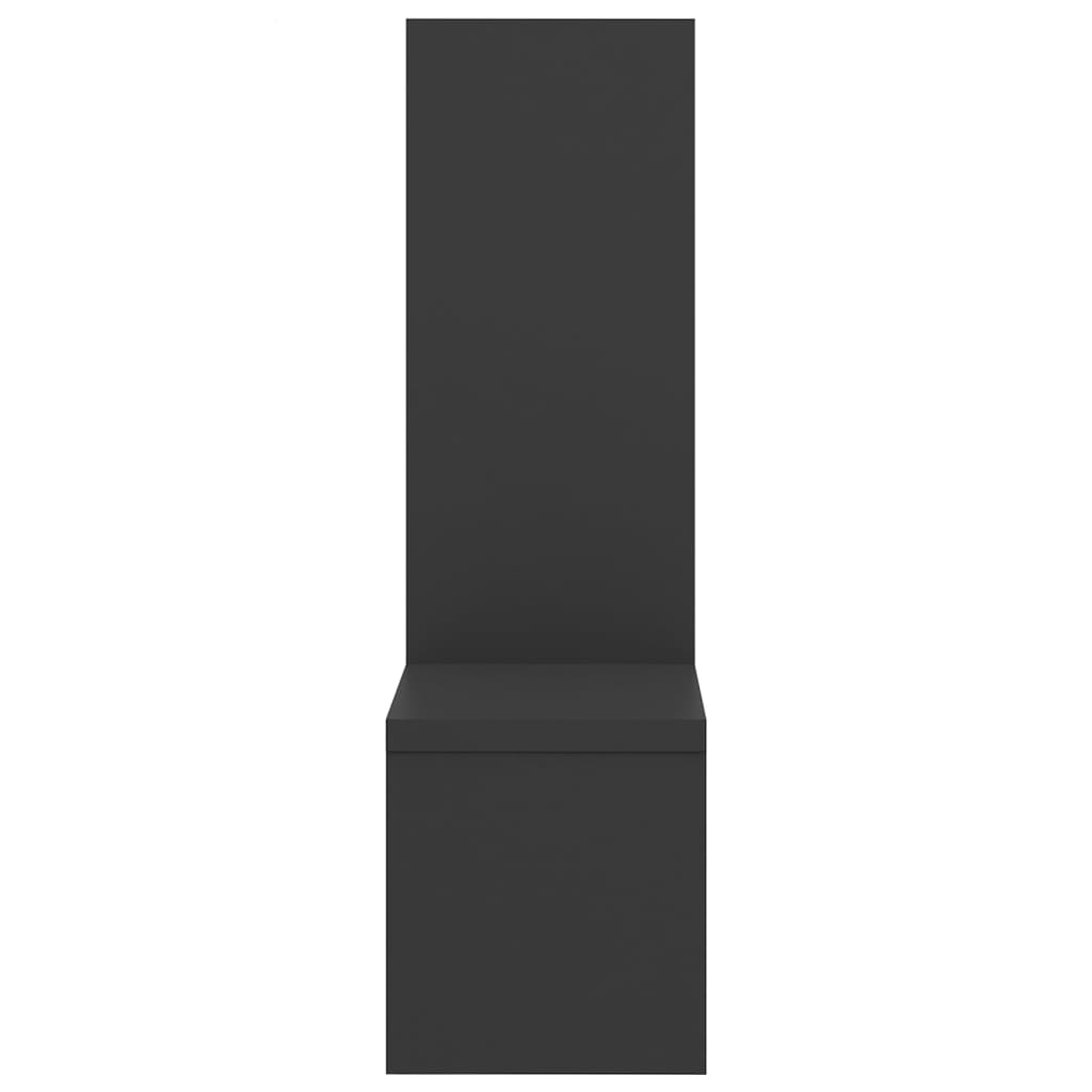 Zidne police 2 kom sive 50 x 15 x 50 cm konstruirano drvo