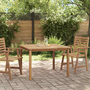 Vrtni blagovaonski stol 110 x 110 x 77 cm od masivne tikovine