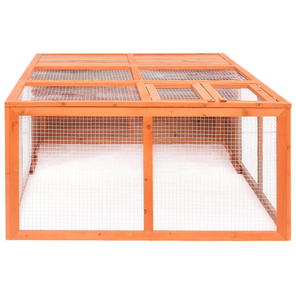 Vrtni kavez za životinje 150 x 100 x 50 cm od masivne jelovine
