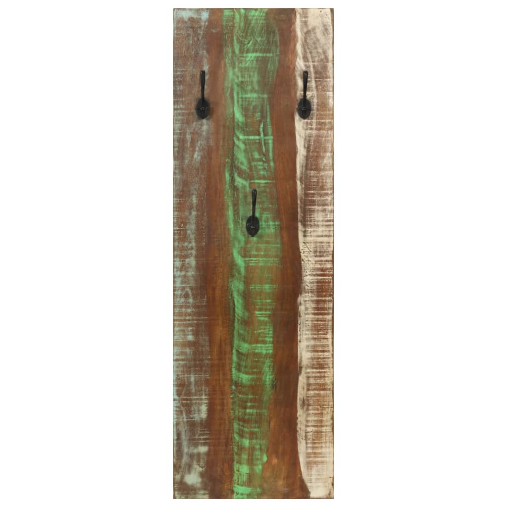 Zidne vješalice za kapute 2 kom 36x3x110 cm od obnovljenog drva
