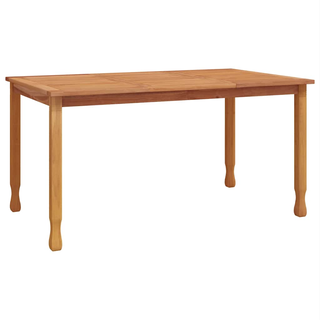 Vrtni blagovaonski stol 150 x 90 x 75 cm od masivne tikovine