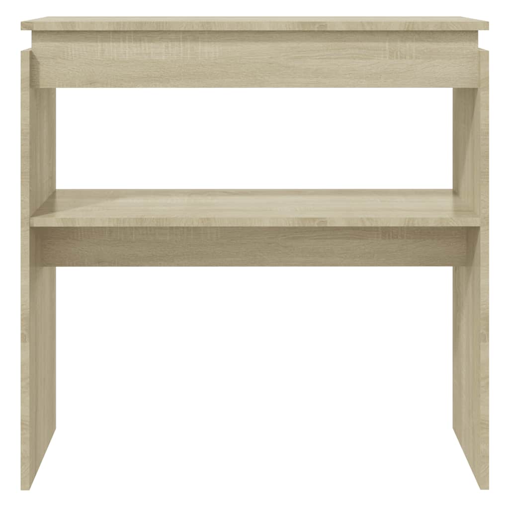Konzolni stol boja hrasta sonome 80x30x80 cm konstruirano drvo