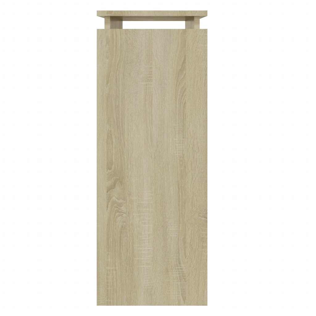 Konzolni stol boja hrasta sonome 80x30x80 cm konstruirano drvo