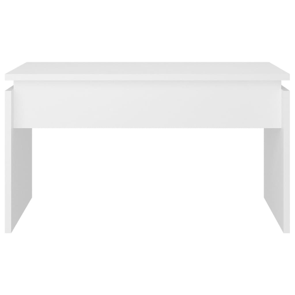 Stolić za kavu bijeli 68 x 50 x 38 cm od konstruiranog drva