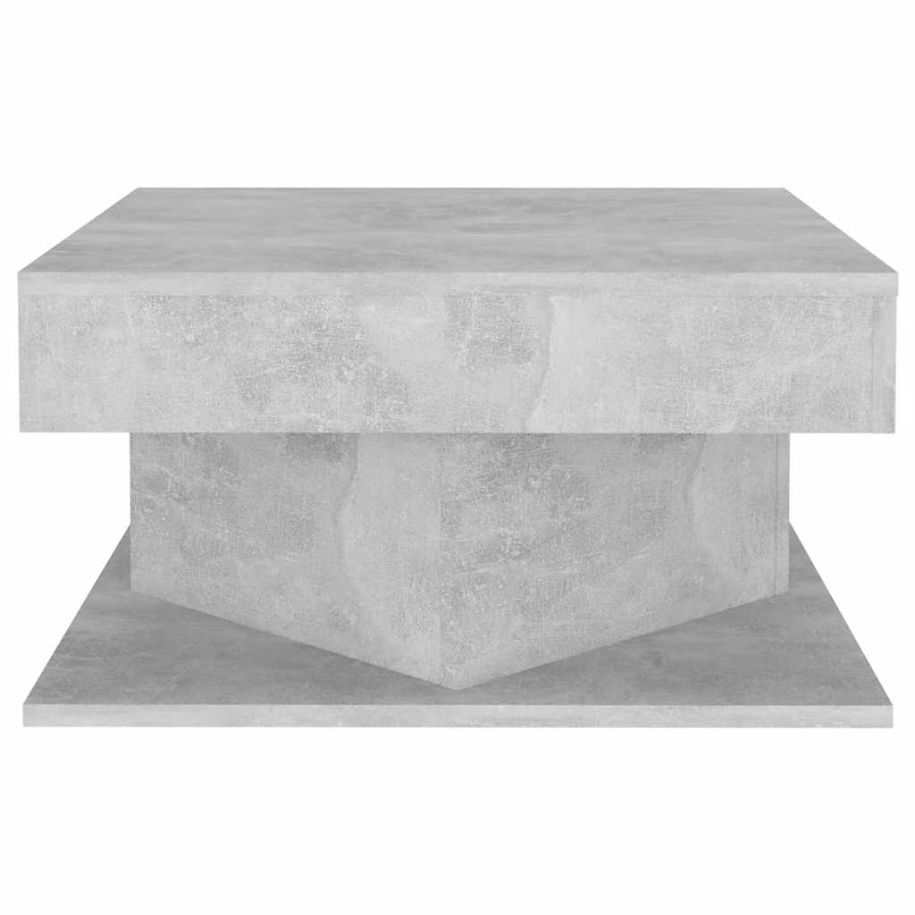 Stolić za kavu boja betona 57 x 57 x 30 cm konstruirano drvo