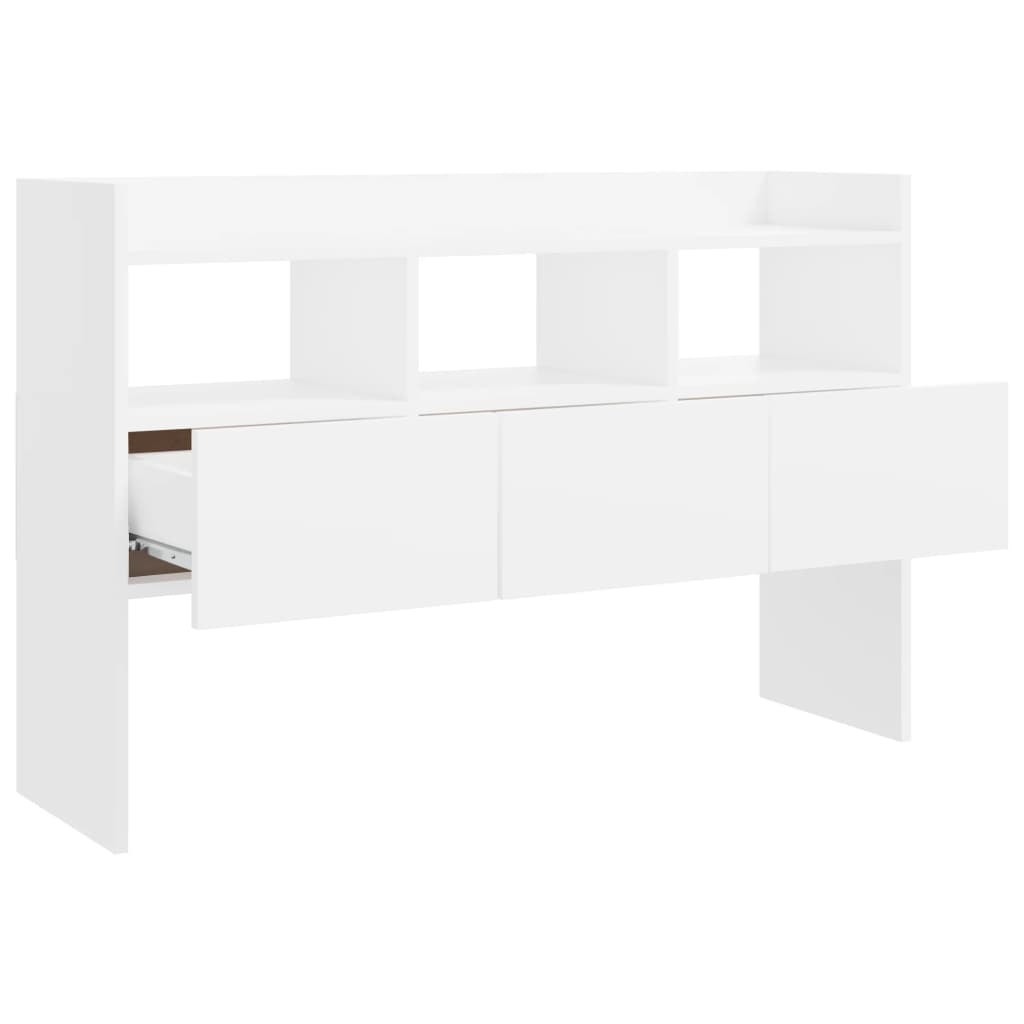 Komoda bijela 105 x 30 x 70 cm od konstruiranog drva