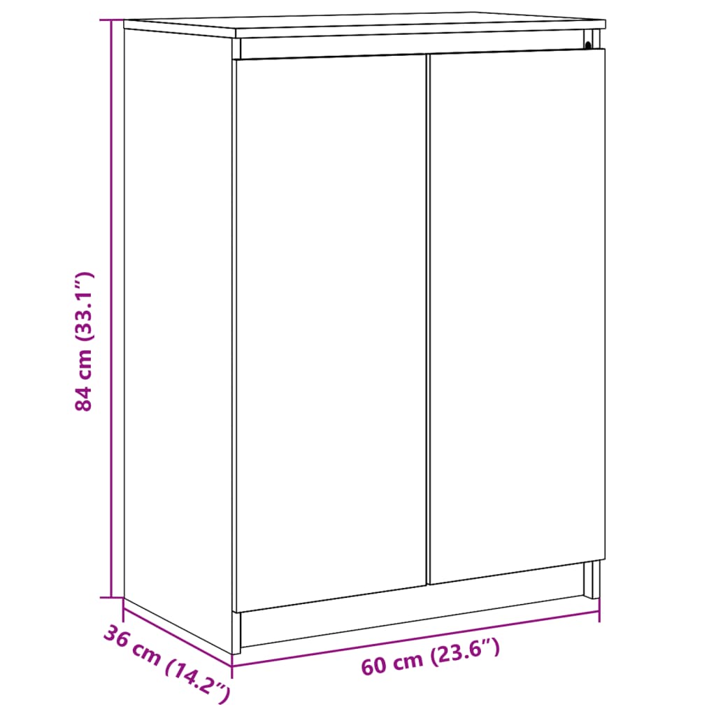 Komoda 60 x 36 x 84 cm od masivne borovine
