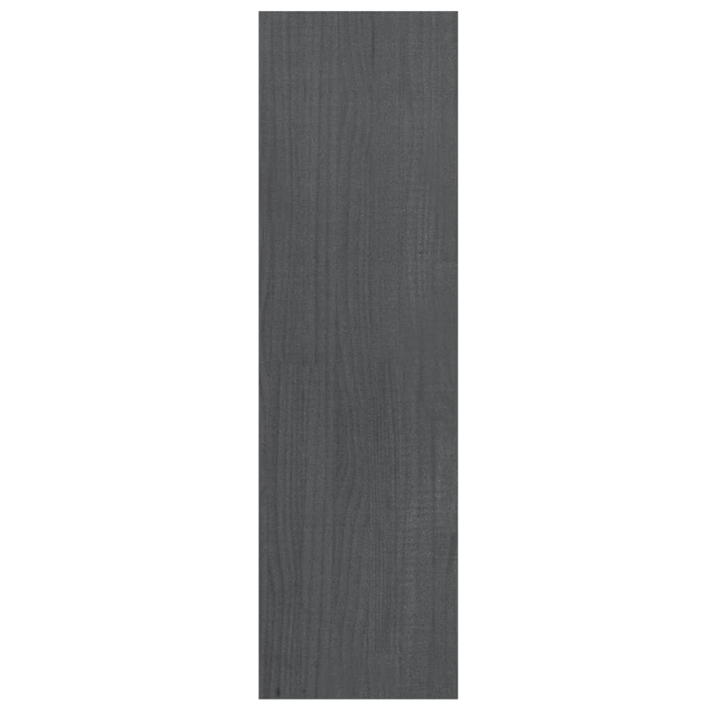 Ormarić za knjige / pregrada sivi 40x30x103,5 cm od borovine