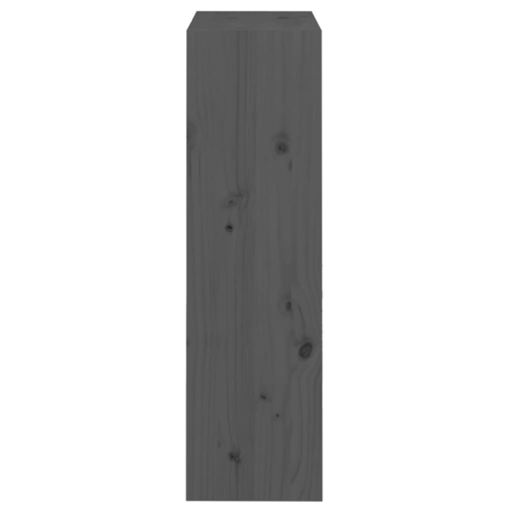 Ormarić za knjige / pregrada sivi 60x30x103,5 cm od borovine