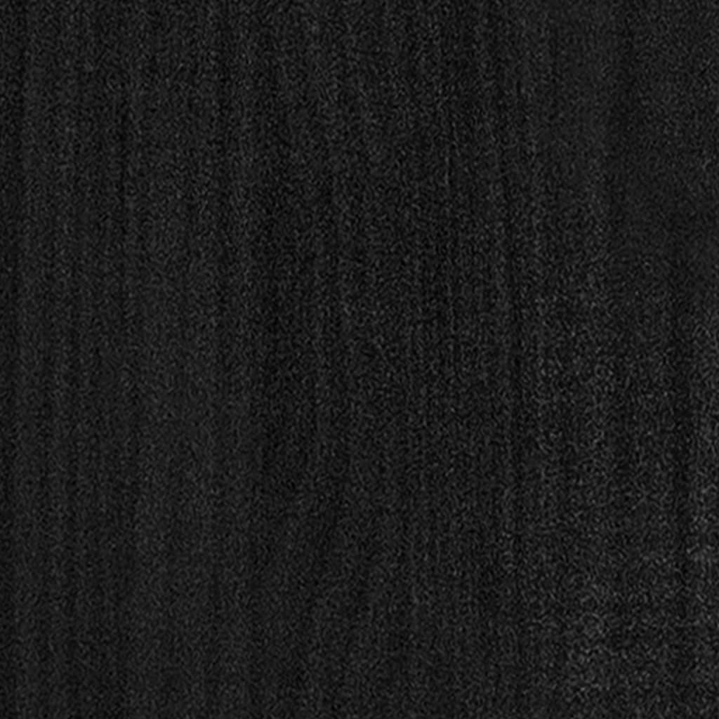 Ormarić za knjige / pregrada crni 100x30x103 cm borovina