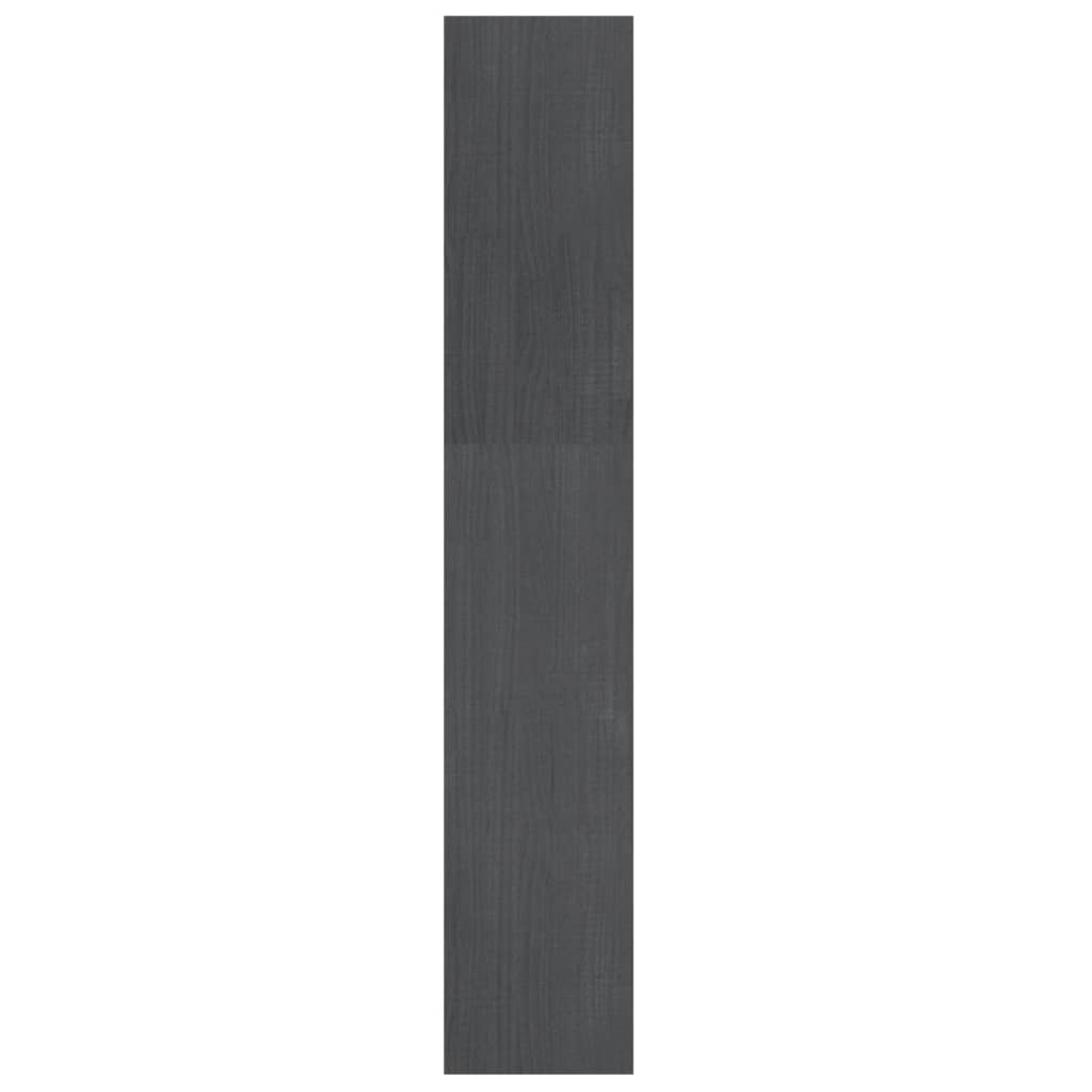Ormarić za knjige / pregrada sivi 100x30x167,5 cm od borovine