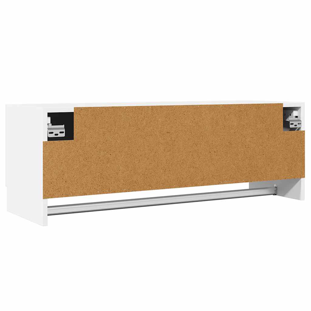 Ormar bijeli 100 x 32,5 x 35 cm od konstruiranog drva