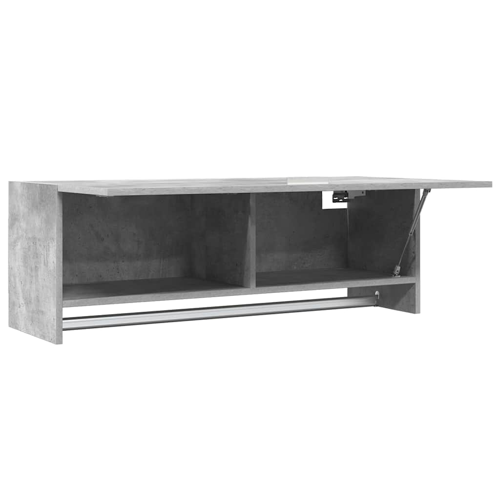 Ormar siva boja betona 100 x 32,5 x 35 cm konstruirano drvo
