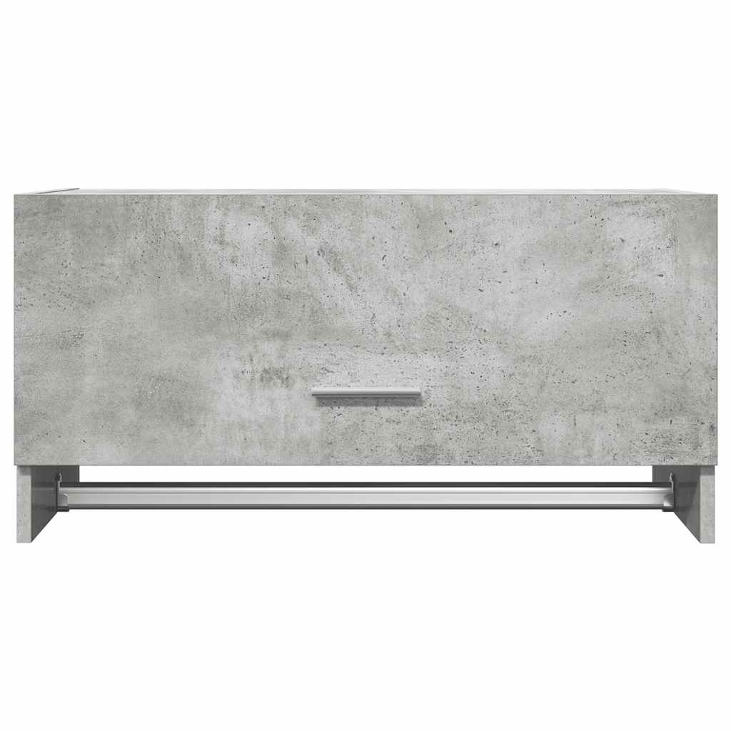 Ormar siva boja betona 70 x 32,5 x 35 cm konstruirano drvo
