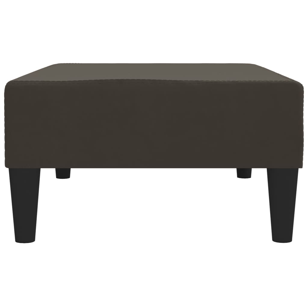 Oslonac za noge tamnosivi 78 x 56 x 32 cm baršunasti
