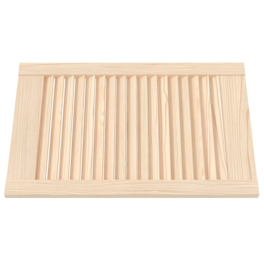 Vrata za ormarić rešetkasti dizajn 2 kom 61,5x39,4 cm borovina