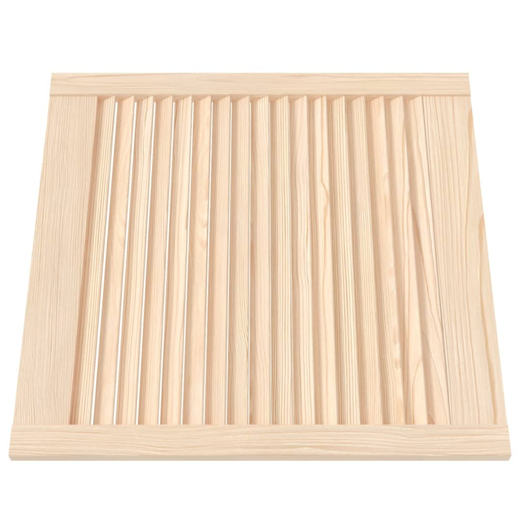 Vrata za ormarić rešetkasti dizajn 2 kom 61,5x59,4 cm borovina