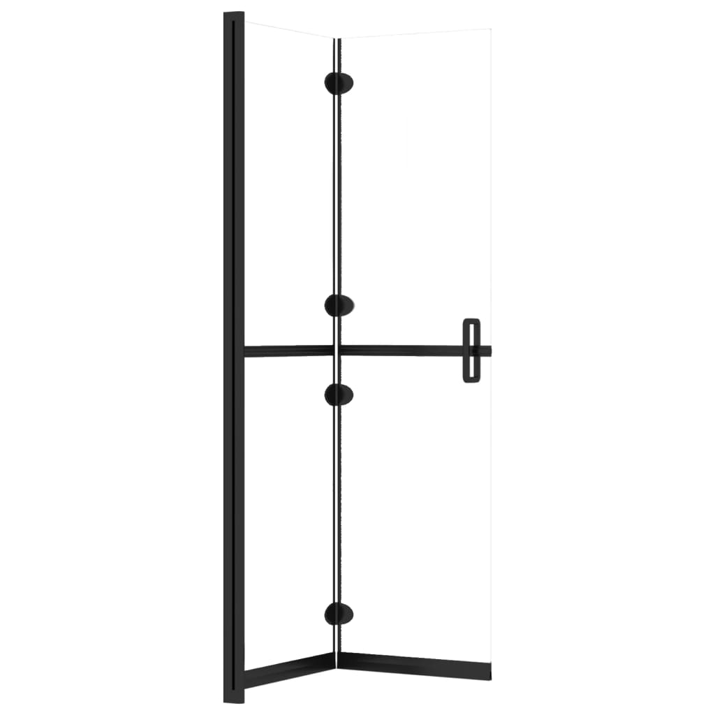 Sklopiva pregrada za tuširanje prozirna staklo ESG 70 x 190 cm