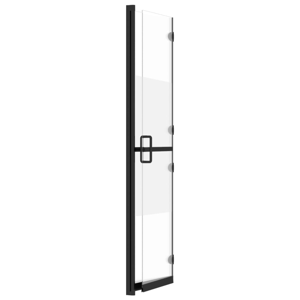 Sklopiva pregrada za tuš napola matirano staklo ESG 70 x 190 cm