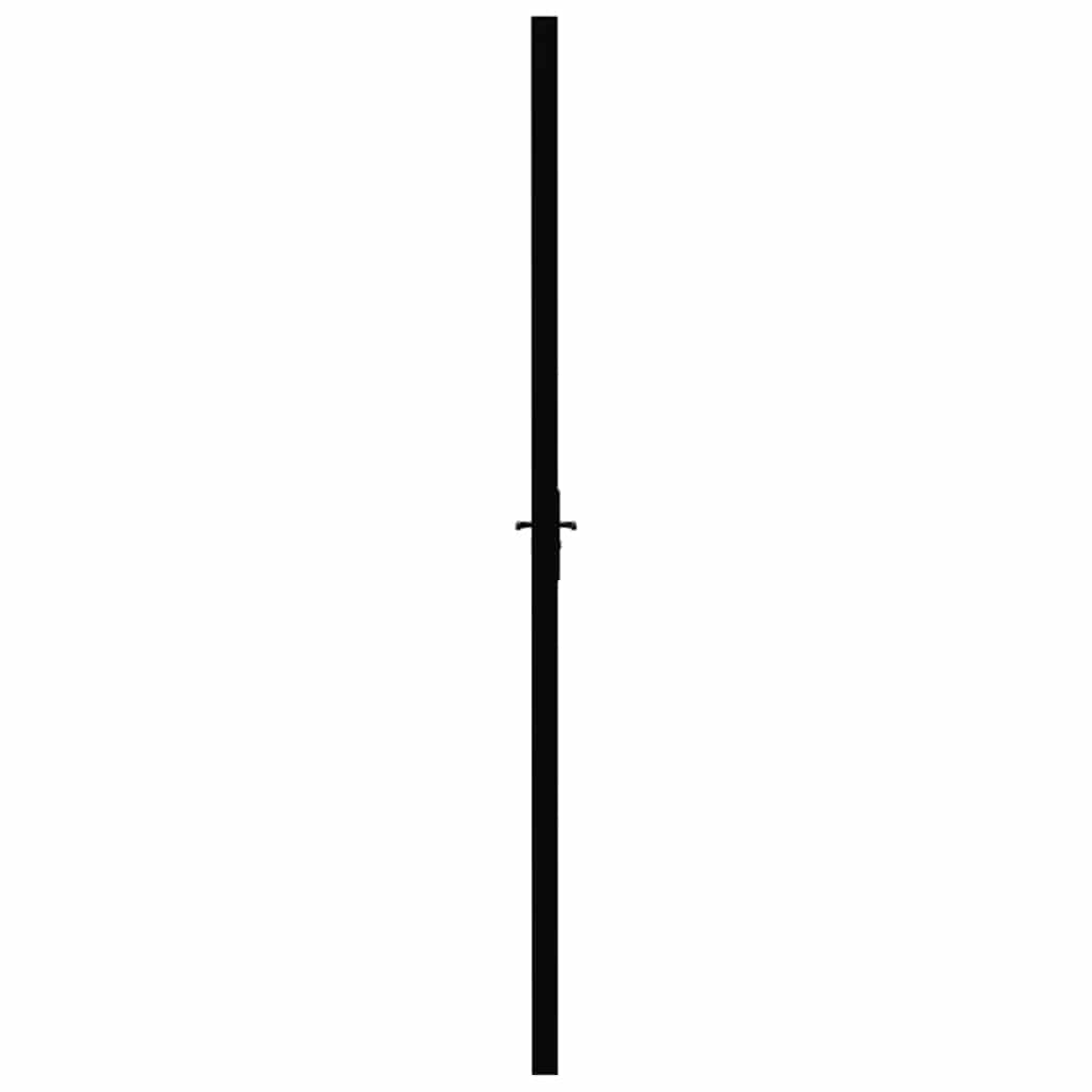 Sobna vrata od stakla ESG i aluminija 102,5 x 201,5 cm crna