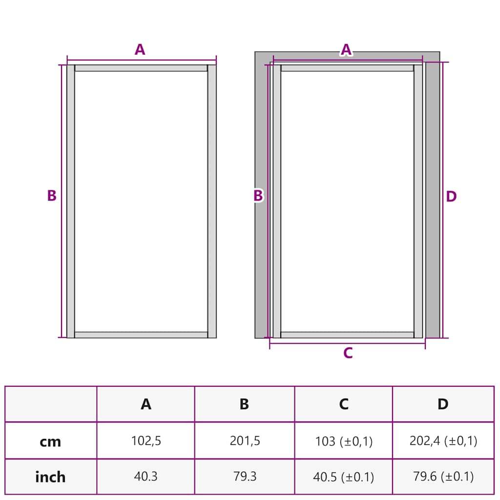 Sobna vrata od stakla ESG i aluminija 102,5 x 201,5 cm crna