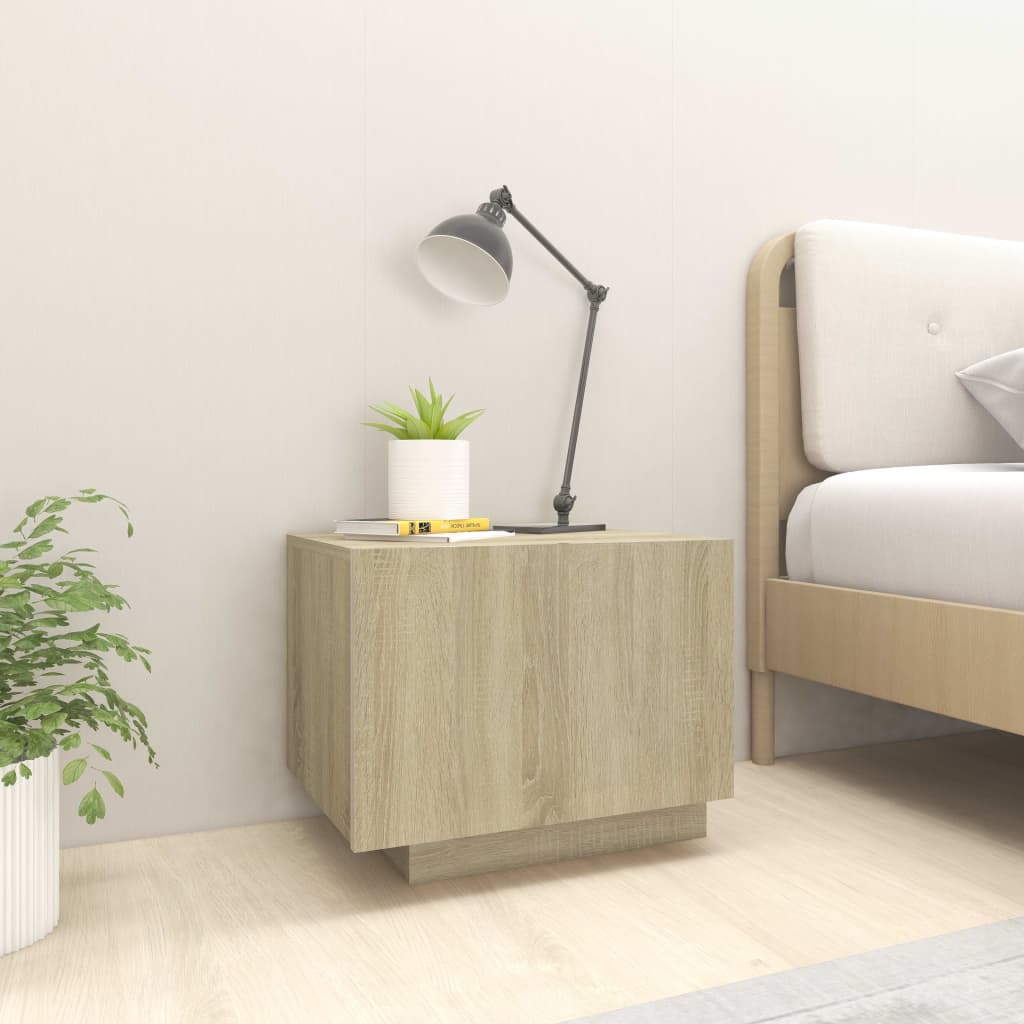 Noćni ormarić boja hrasta sonome 100x35x40 cm konstruirano drvo