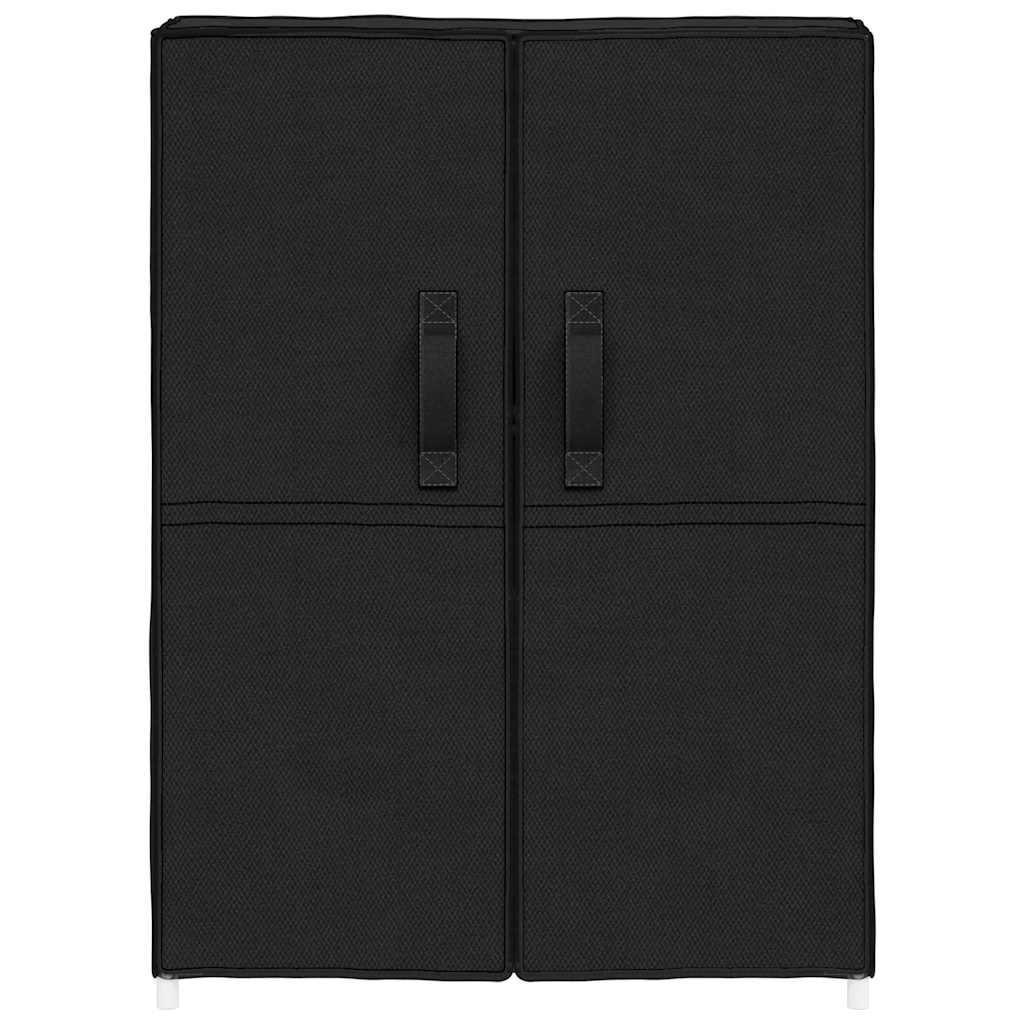 Ormarić za cipele crni 60 x 28 x 90 cm od tkanine