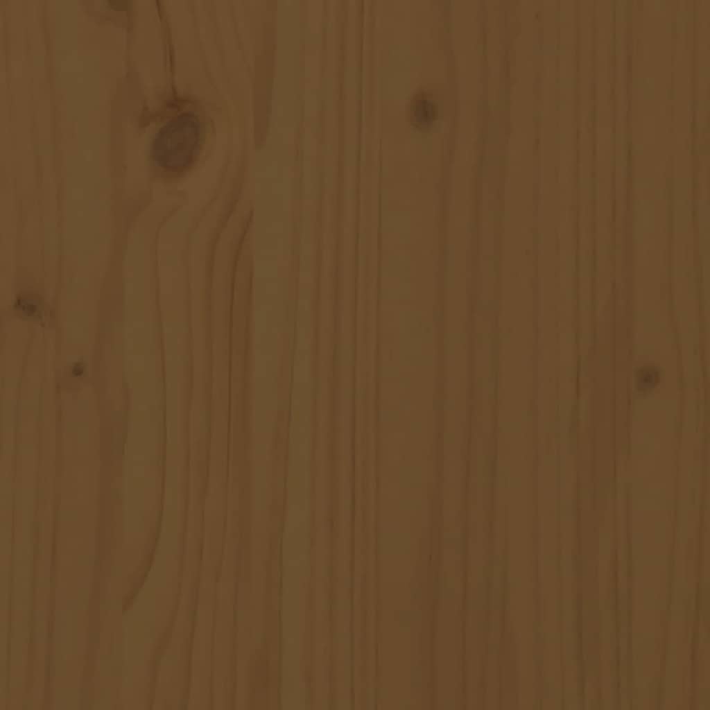 Dnevni ležaj od masivne borovine smeđa boja meda 90 x 200 cm
