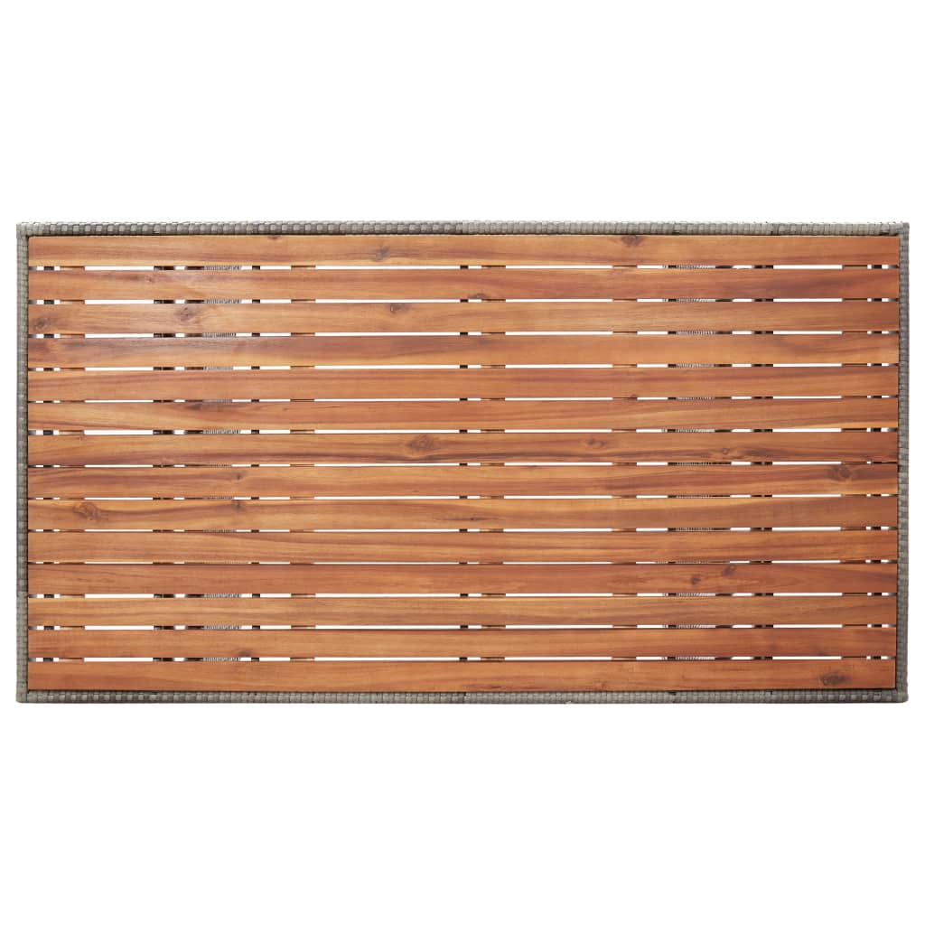 Vrtni stol sivi 120 x 70 x 66 cm od masivnog bagremovog drva
