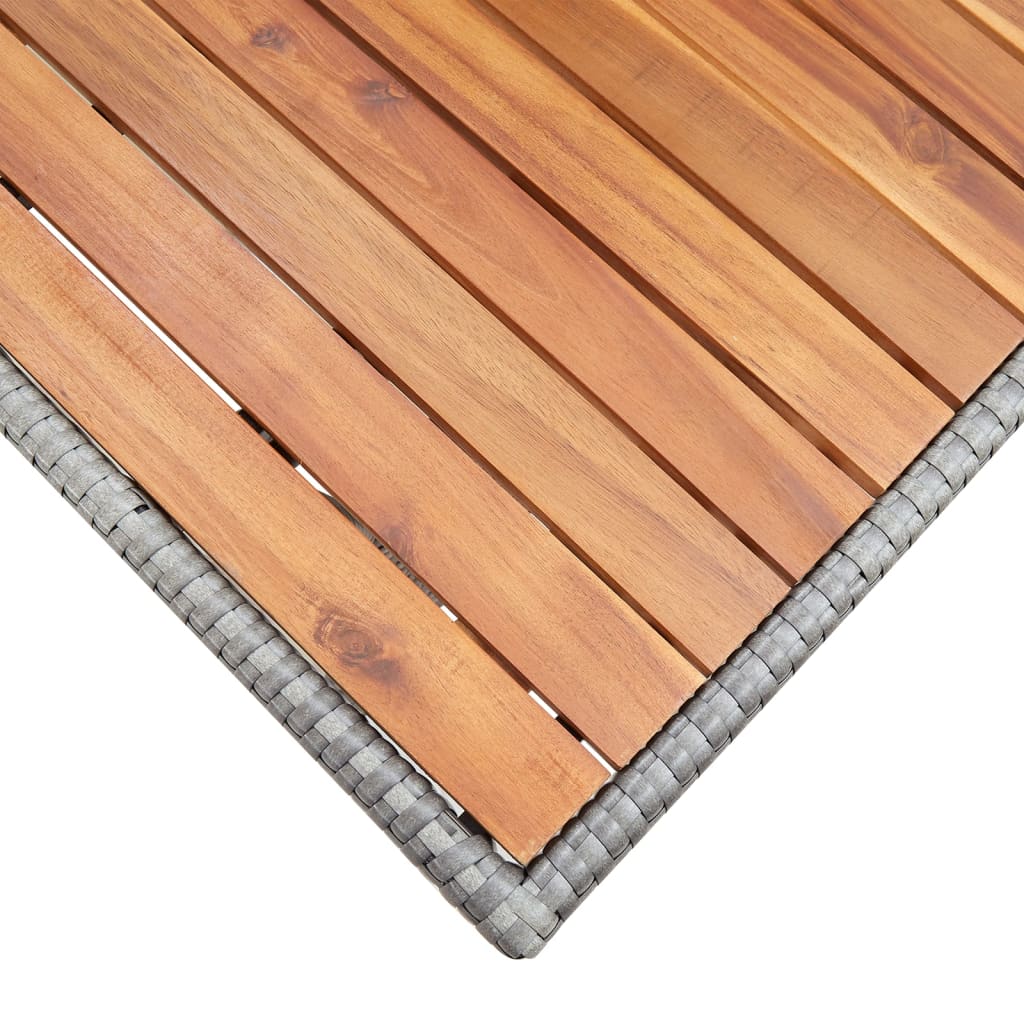 Vrtni stol sivi 120 x 70 x 66 cm od masivnog bagremovog drva