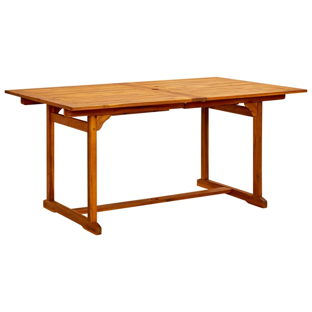 Vrtni blagovaonski stol (160 - 240)x100x75 cm od drva bagrema