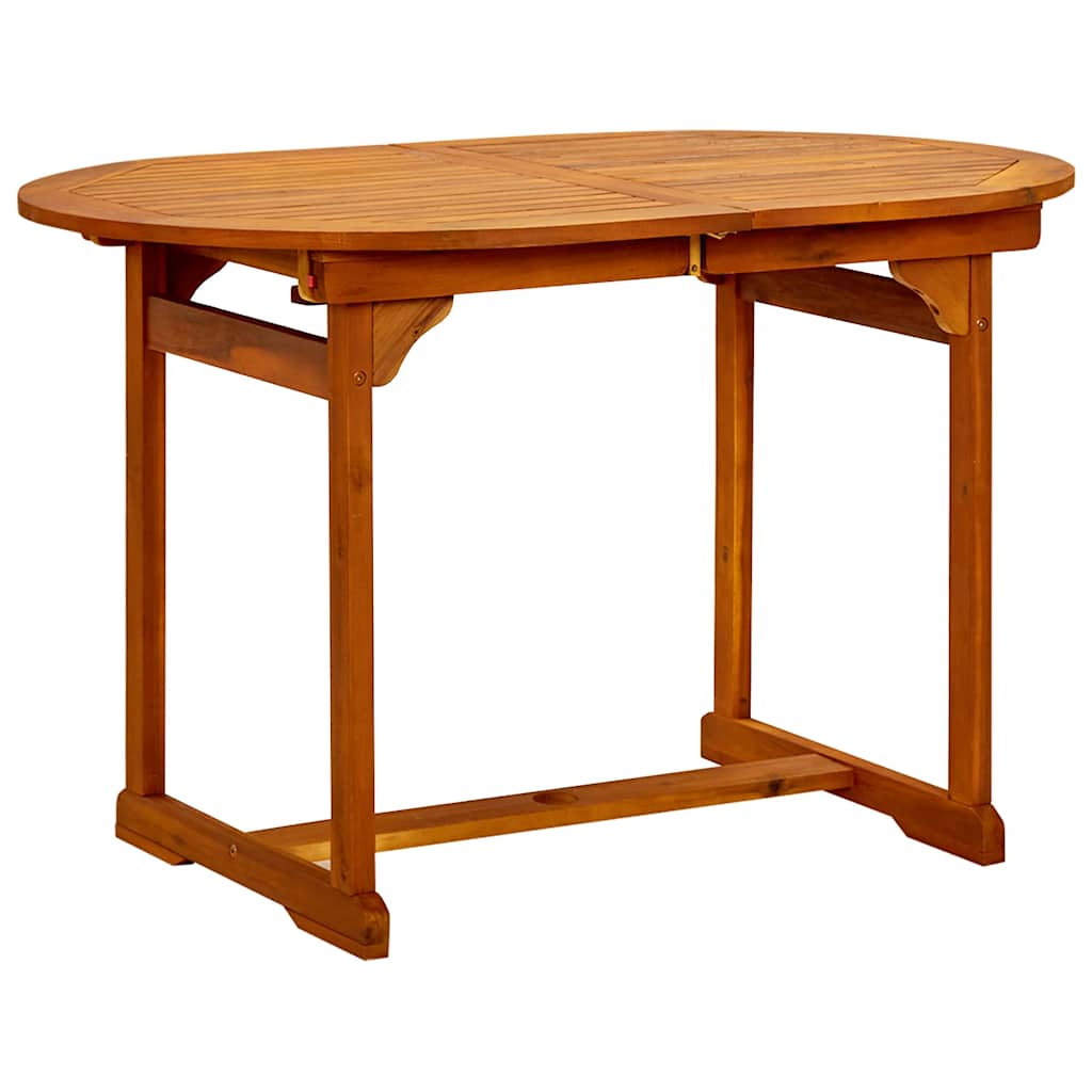 Vrtni blagovaonski stol (120-170) x 80 x 75 cm od drva bagrema