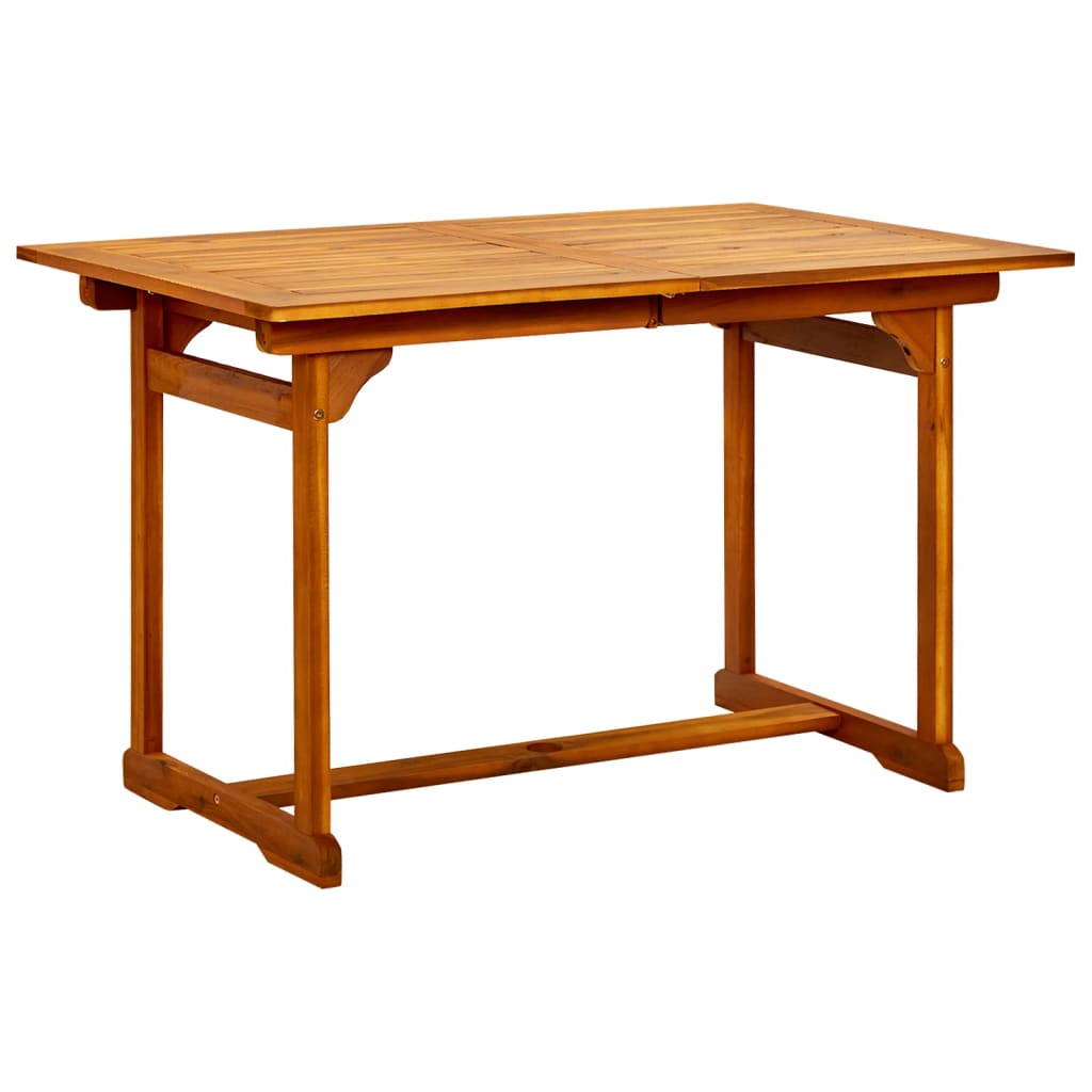 Vrtni blagovaonski stol (120-170) x 80 x 75 cm od drva bagrema