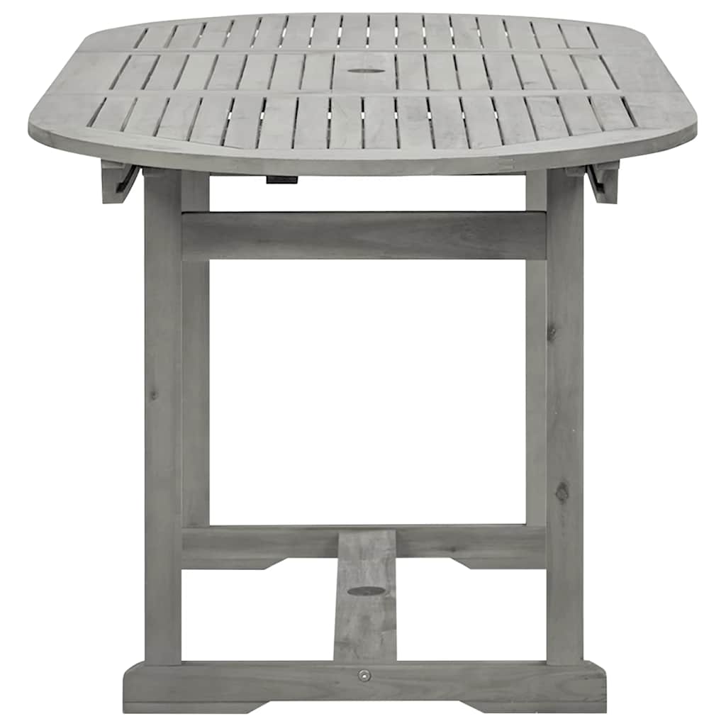 Vrtni blagovaonski stol (120-170) x 80 x 75 cm od drva bagrema