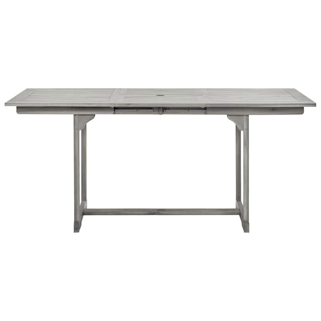 Vrtni blagovaonski stol (120-170) x 80 x 75 cm od drva bagrema