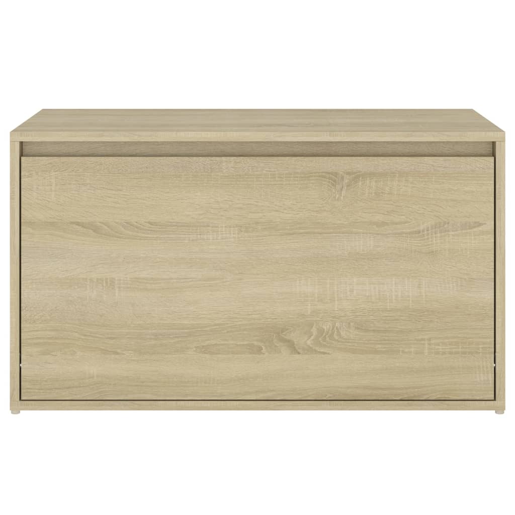 Klupa za hodnik 80 x 40 x 45 cm boja hrasta konstruirano drvo