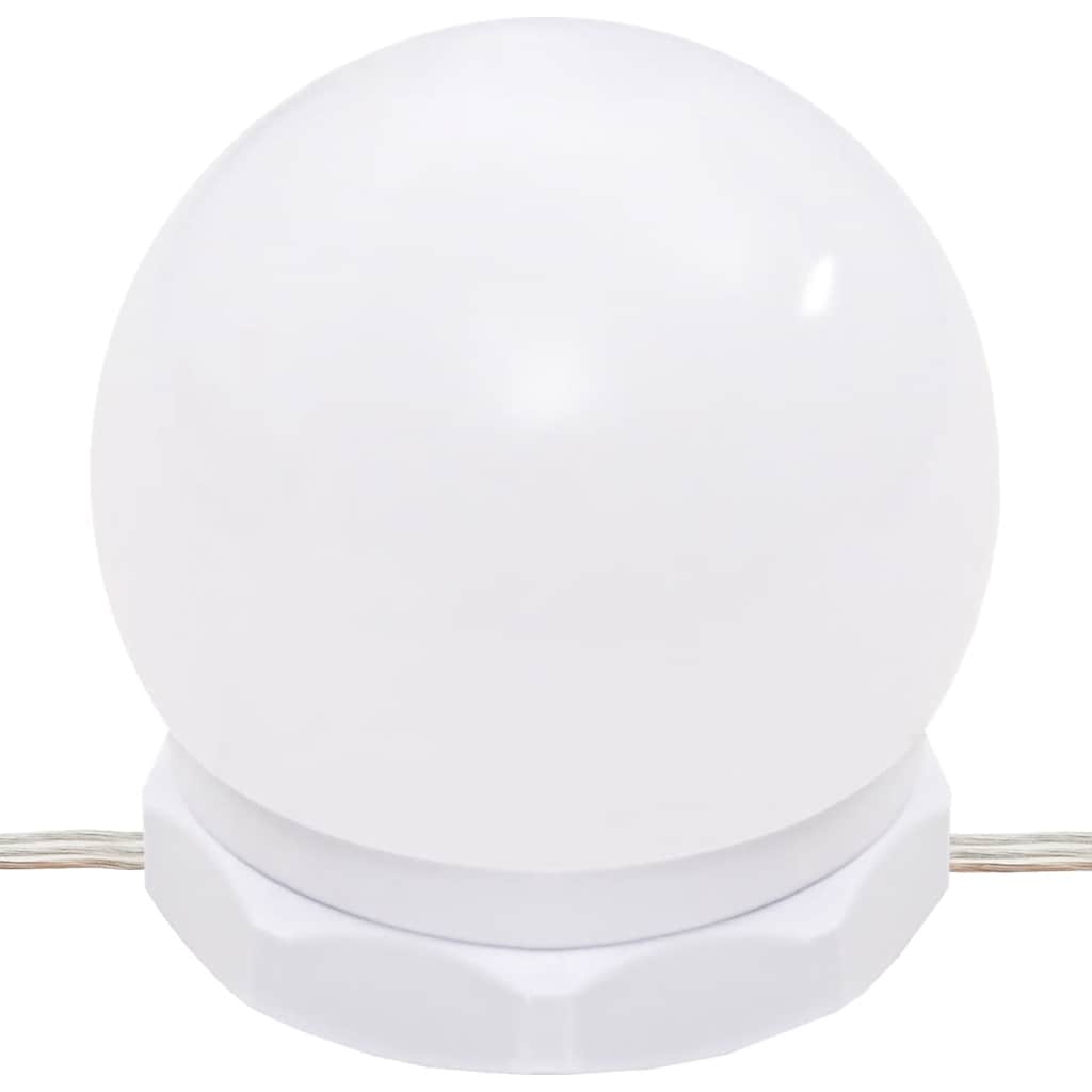 Ormarić s ogledalom i LED svjetlima boja betona 70x16,5x60 cm