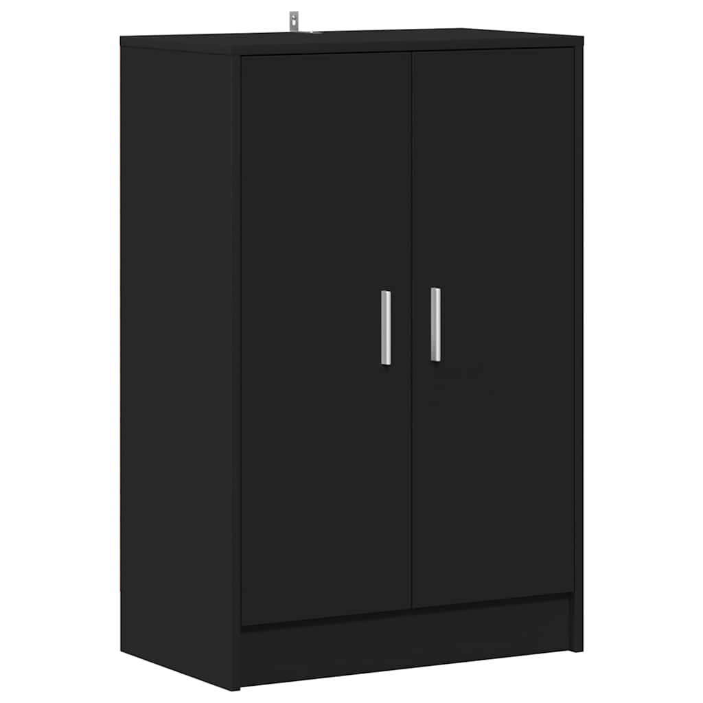 Ormarić za cipele crni 60 x 35 x 92 cm konstruirano drvo