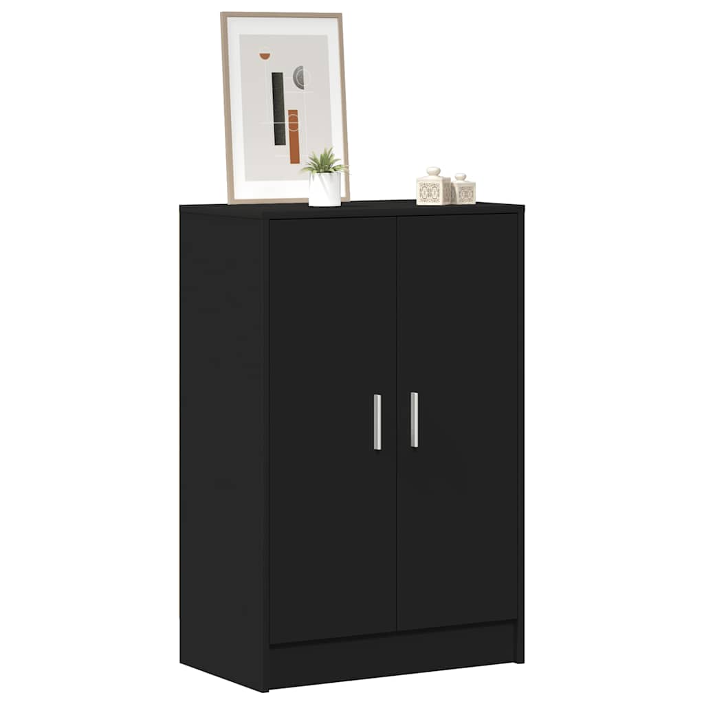 Ormarić za cipele crni 60 x 35 x 92 cm konstruirano drvo