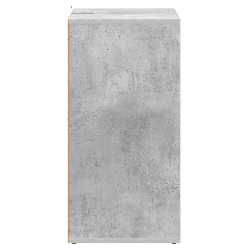 Ormarić za cipele boja betona 60 x 35 x 70 cm konstruirano drvo