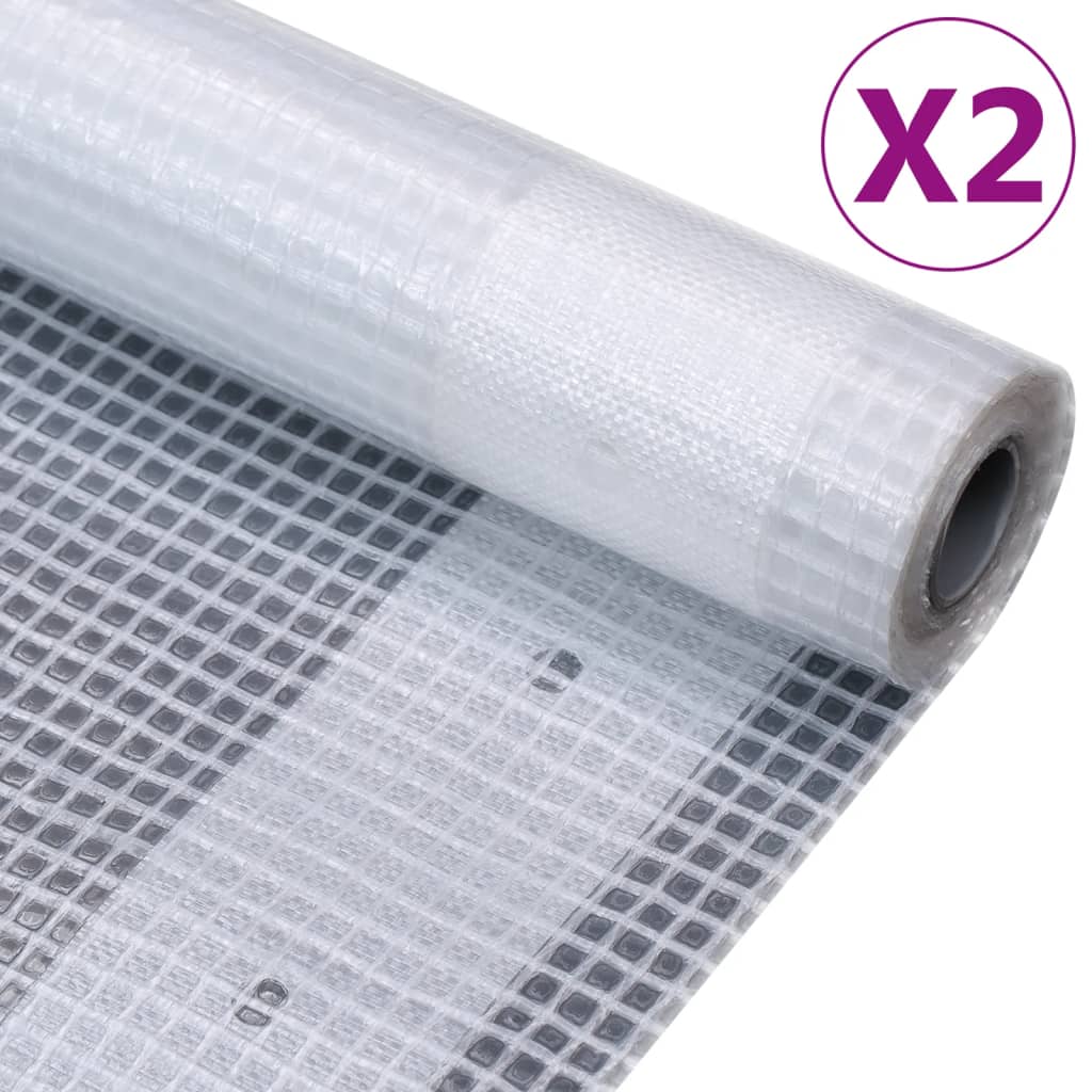 Cerade Leno 2 kom 260 g/m² 4 x 2 m bijele