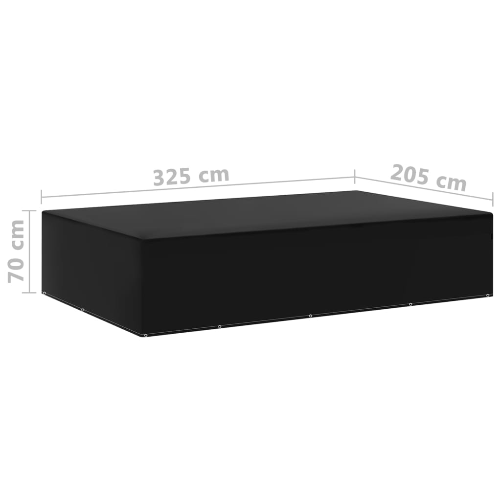 Navlake za vrtni namještaj s 12 ušica 2 kom 325 x 205 x 70 cm
