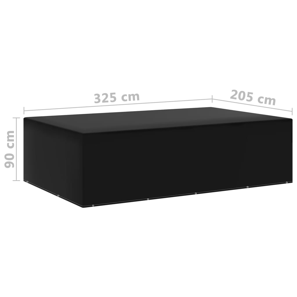 Navlake za vrtni namještaj s 12 ušica 2 kom 325 x 205 x 90 cm
