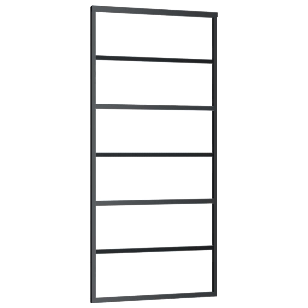 Klizna vrata s priborom ESG staklo i aluminij 90 x 205 cm