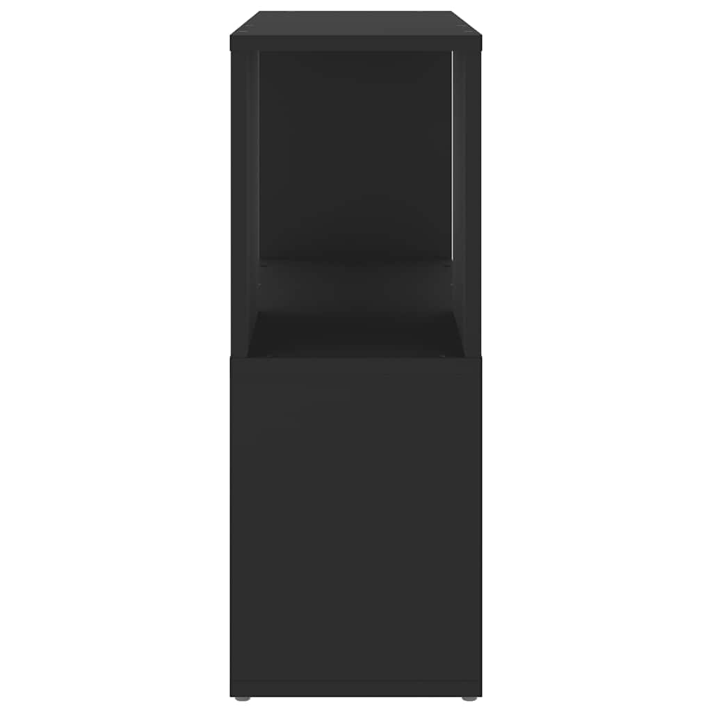 Ormarić za knjige crni 60 x 24 x 63 cm konstruirano drvo
