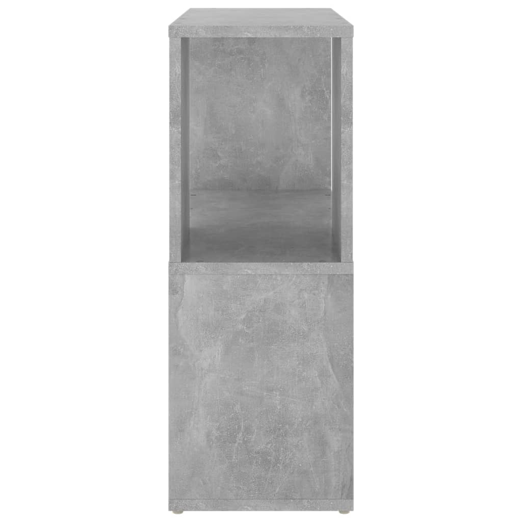 Ormarić za knjige siva boja betona 60x24x63cm konstruirano drvo