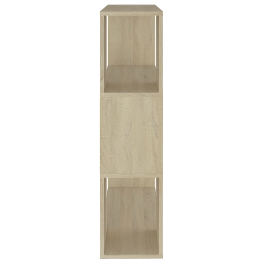 Ormarić za knjige / pregrada boja hrasta 80x24x94 cm drvena